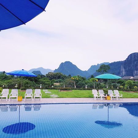 Simon Riverside Hotel Vang Vieng Esterno foto