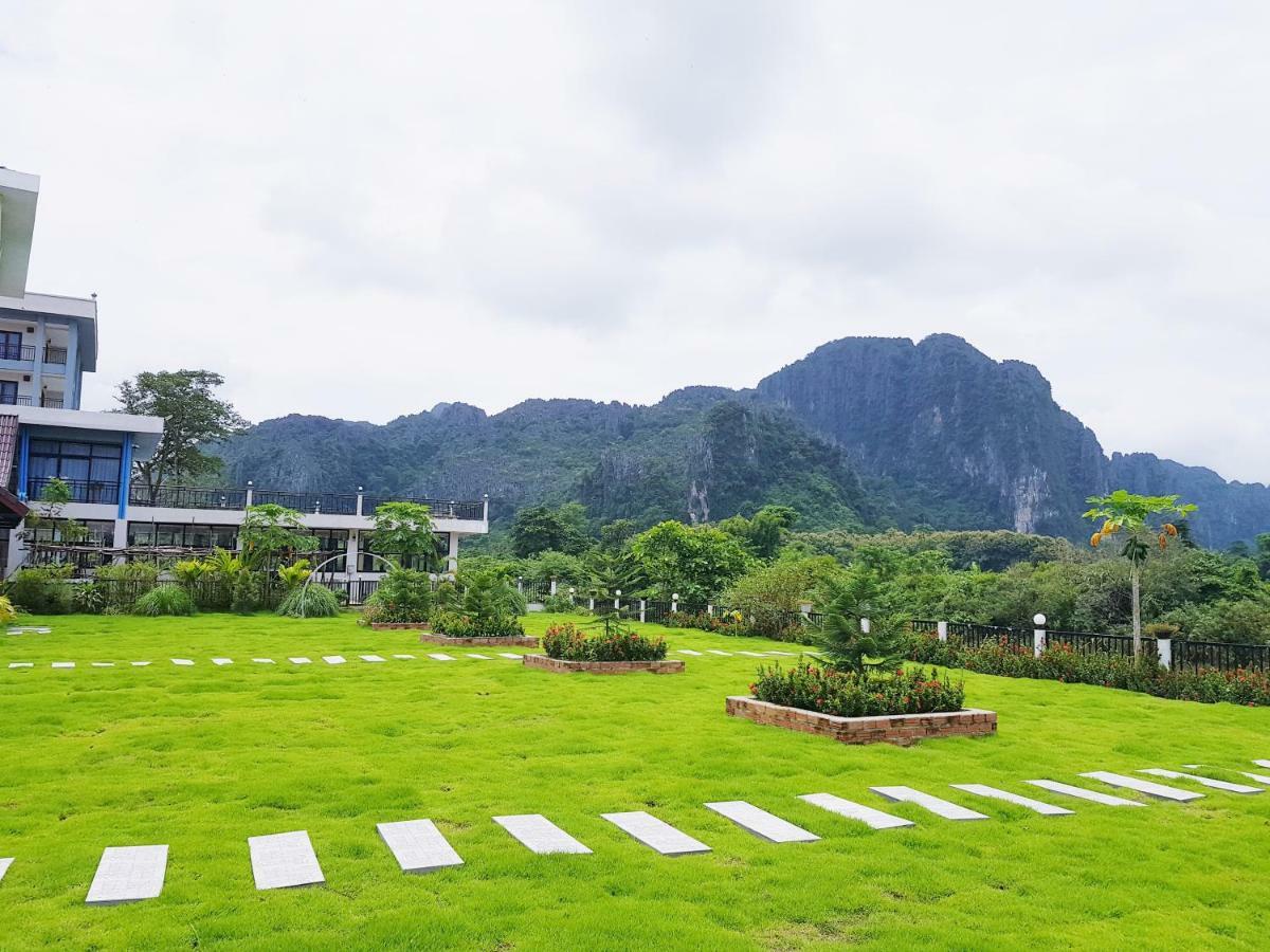 Simon Riverside Hotel Vang Vieng Esterno foto