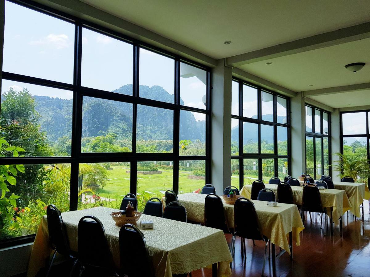 Simon Riverside Hotel Vang Vieng Esterno foto